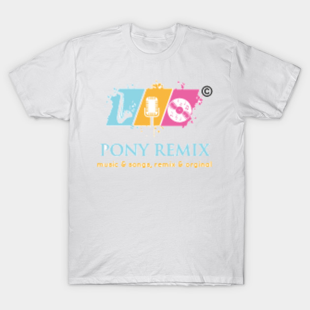 pony remix logo T-Shirt-TOZ
